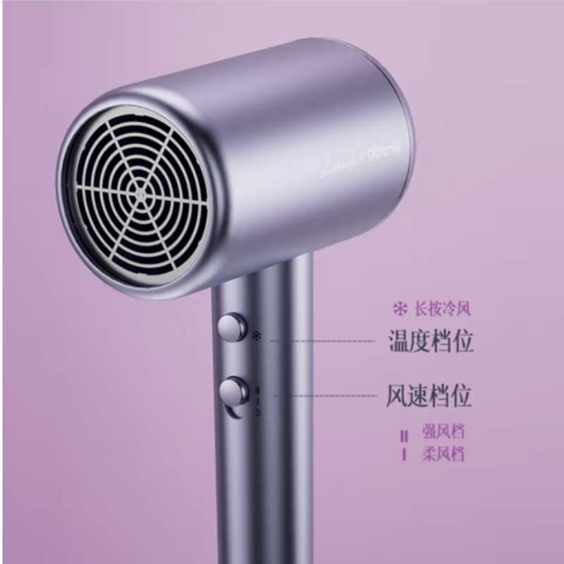 小画仙LDCF-1803-QQ电吹风 QQ family联名款 高浓度负离子家用大功率大风量吹风筒恒温护发高清大图