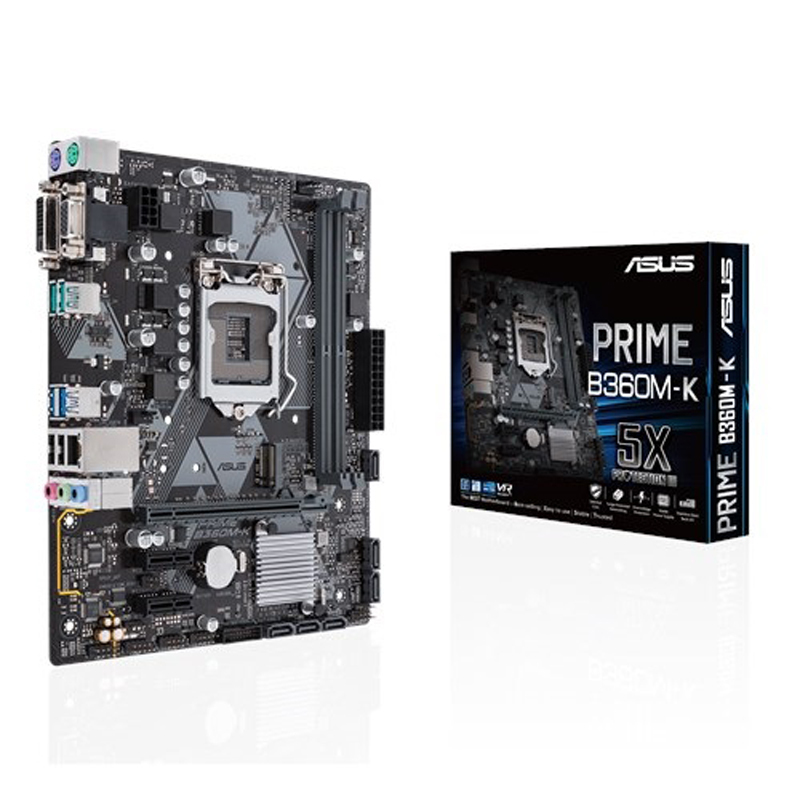 英特尔酷睿九代六核 i5-9400F（不带集显） 散片 搭 华硕（ASUS）PRIME B360M-K 主板CPU套装