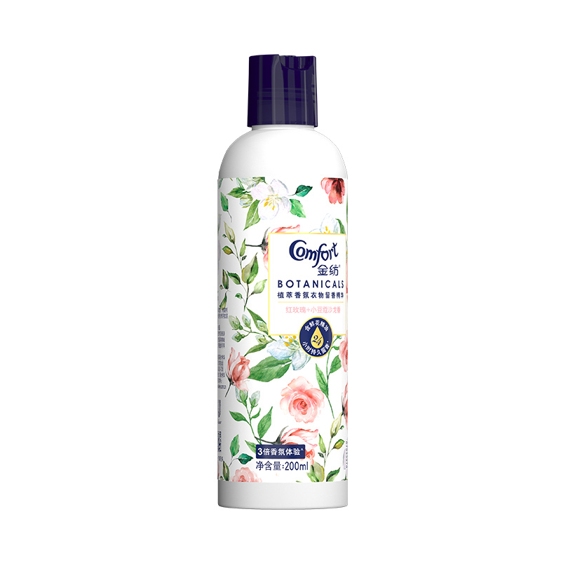 金纺植萃香氛衣物留香精华红玫瑰+小豆蔻沙龙香200ml