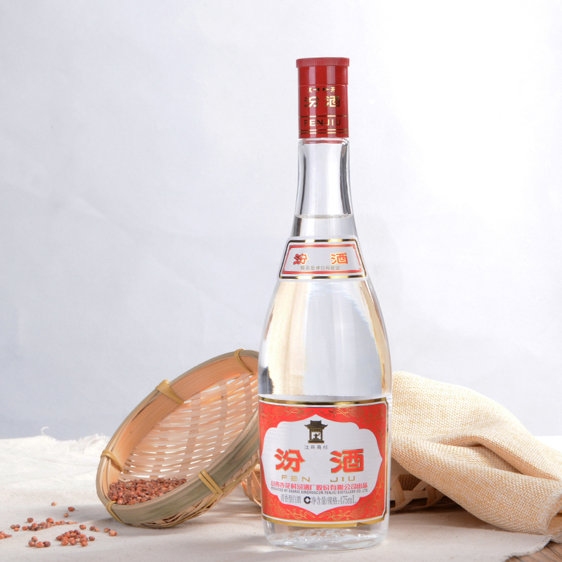 山西汾酒杏花村42度红盖汾酒475ml*1瓶纯粮白酒高清大图