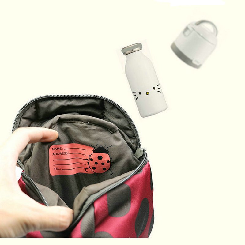 [爱羽乐奶粉赠品]美国safety1st婴幼儿童防走丢牵引绳背包双肩包宝宝书包卡通瓢虫 深红色