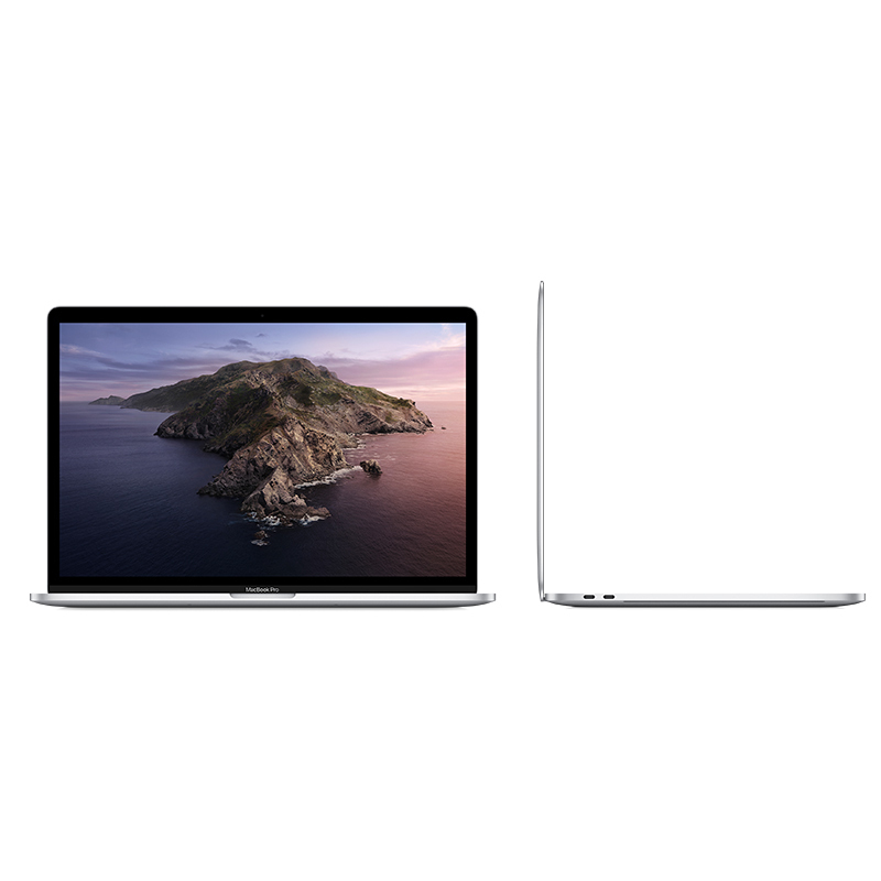 2019款 新品 Apple MacBook Pro 13.3英寸 笔记本电脑 i5 1.4GHz 8GB 128GB 轻薄本 有触控栏 银色 MUHQ2CH/A高清大图