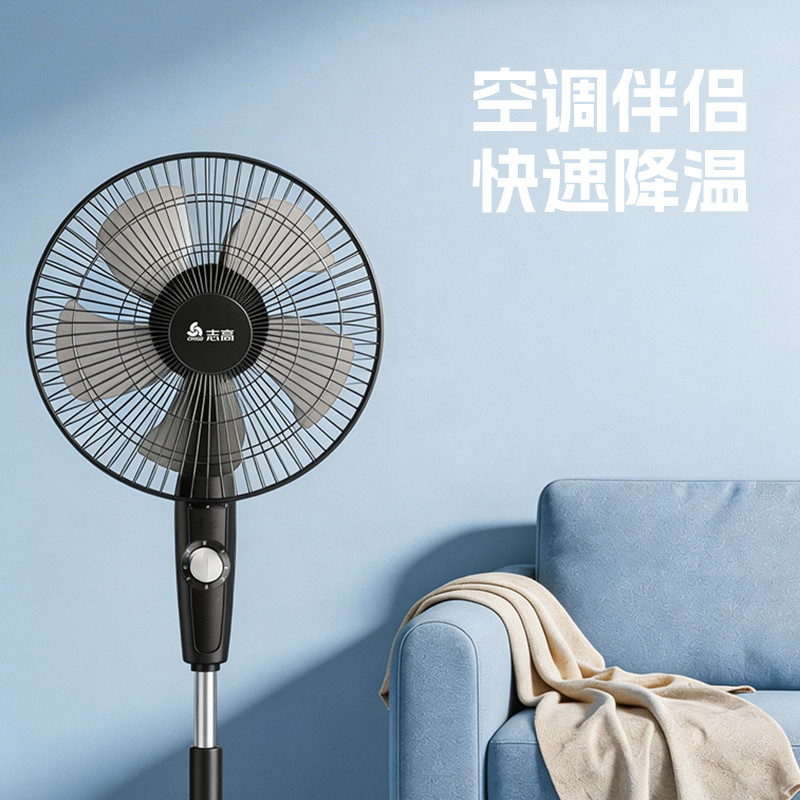 志高(CHIGO)落地扇FS-30-12A13 黑色高清大图