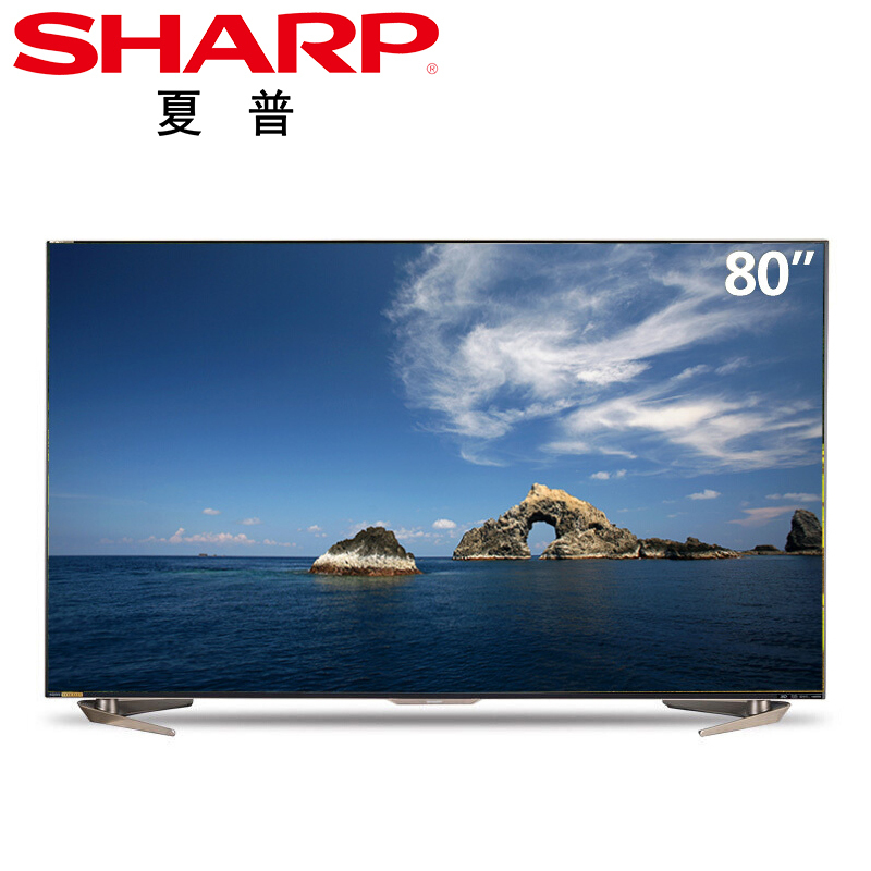 夏普(SHARP) LCD-80X8600A 80英寸4K超高清安卓智能网络液晶平板电视