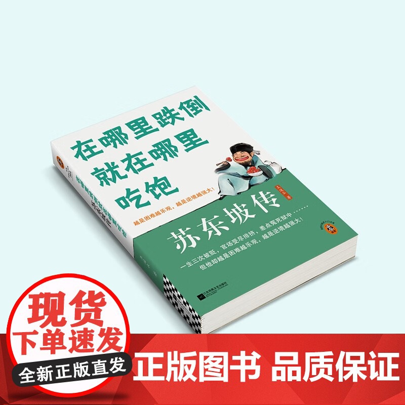 在哪里跌倒就在哪里吃饱 苏东坡传 王这么著 揭秘谜团挖掘鲜为人知的故事 家族科举仕途思想生活多方面传记高清大图
