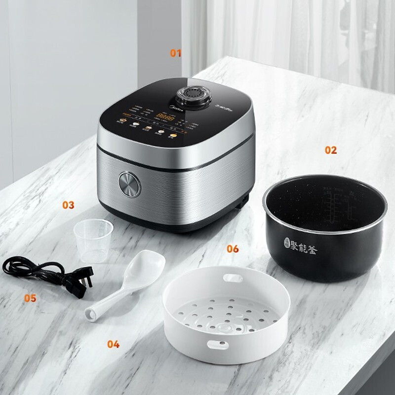 美的(Midea)4L飞快 电饭煲 家用电饭锅 智能预约多功能煲汤煮米饭杂粮粥 4L容量 MB-RC421