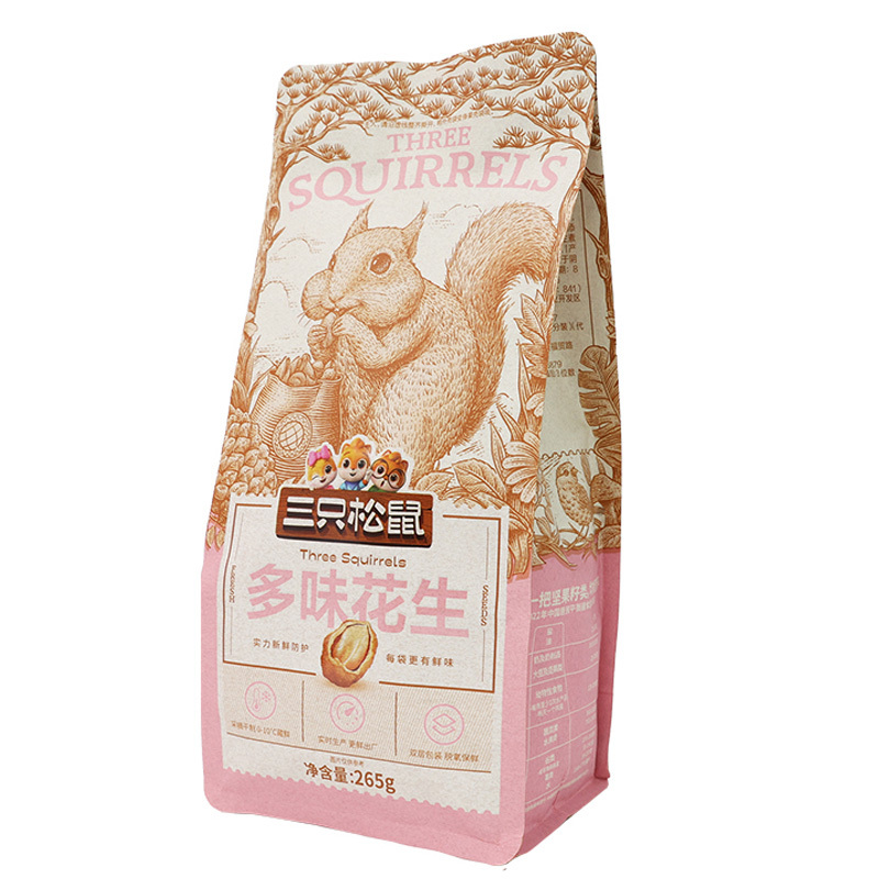 三只松鼠多味花生大头装休闲零食解馋小吃多味花生265g*1袋