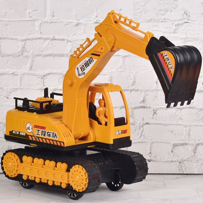 超大号挖掘机宝宝挖挖机挖土机玩具钩机惯性工程车儿童玩具车模型大号
