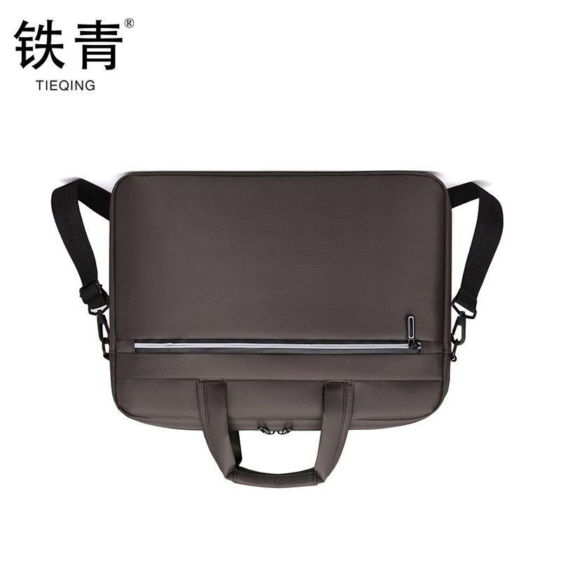铁青单肩电脑包J47 个高清大图