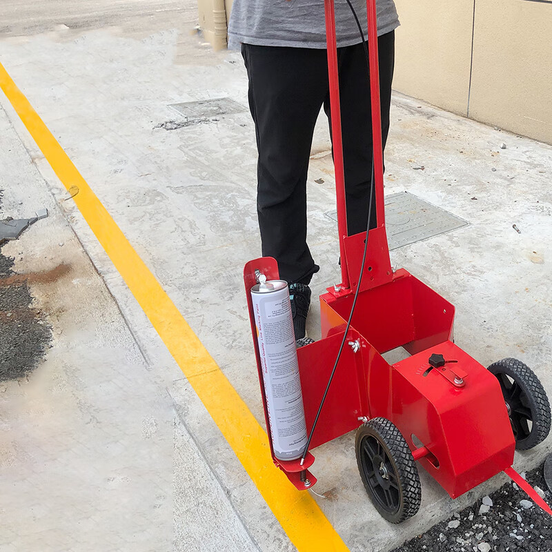 划线车 L-1 仓库停车位喷漆划线机 厂区道路操场小区画线车 油漆划线神器直线弧线可调划线车