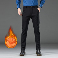 春秋西裤男轻奢修身直筒弹力免烫青年商务正装职业百搭休闲裤