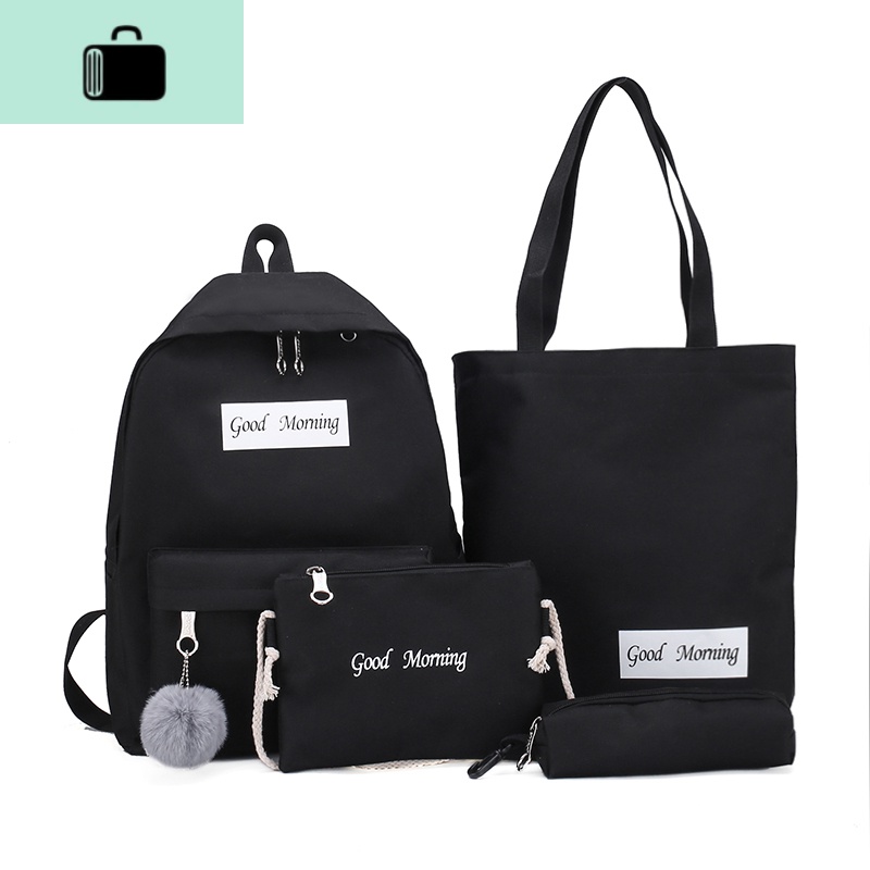 古着感少女书包大容量校园风高中学生初中生帆布双肩包女2019新款NEW LAKE高清大图