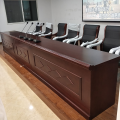 金扎特办公家具会议室发言台会场演讲台条形桌会议桌大型会议前排长桌子 0.8*0.6*0.75
