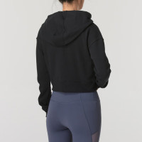安德玛(UNDERARMOUR)女装新款Project Rock连帽外套健身训练运动休闲夹克1377446-001 ZP