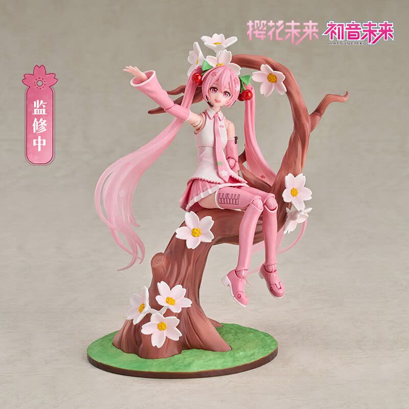 布鲁可初音未来积木人玩具手办公式服拼装摆件奇迹版樱花未来女孩礼物 奇迹版-樱花未来图片