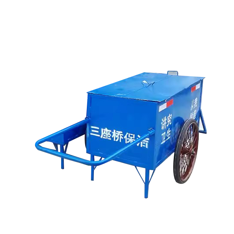 苏宁宜品推荐400L塑料户外铁质人力手推环卫车