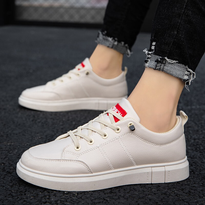 梵克公牛鞋男鞋春秋2021新款网红百搭黑色耐磨工作男韩版潮鞋正品好货