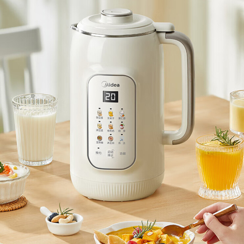 美的豆浆机1.35L全自动乐享轻饮多功能DJ13B-DG05高清大图