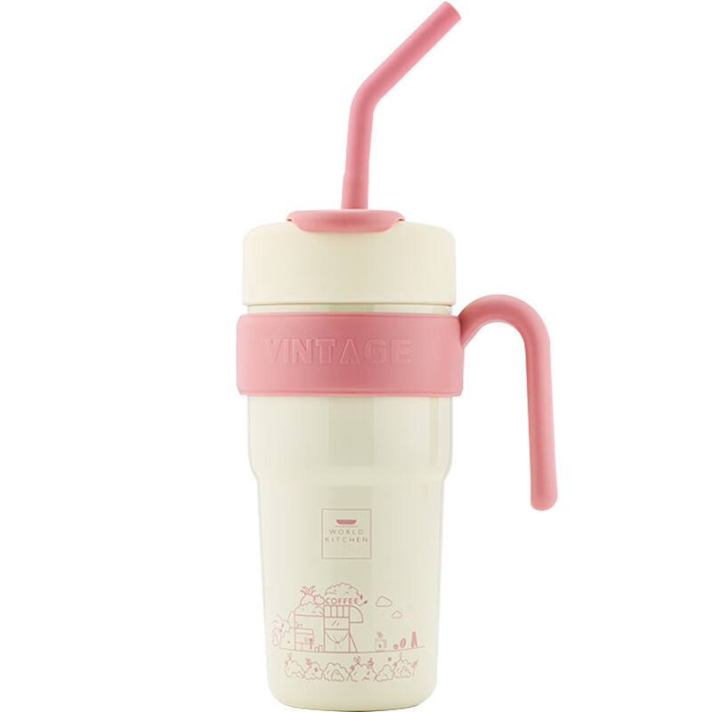 康宁 纳米陶系列咖啡杯700ml 樱花粉 WK-BH70J41C-JY/KZ