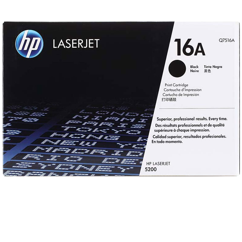 惠普(HP)16A(Q7516A) 原装硒鼓 适用HP5200 5200LX 5200N 黑色( 单位:件)