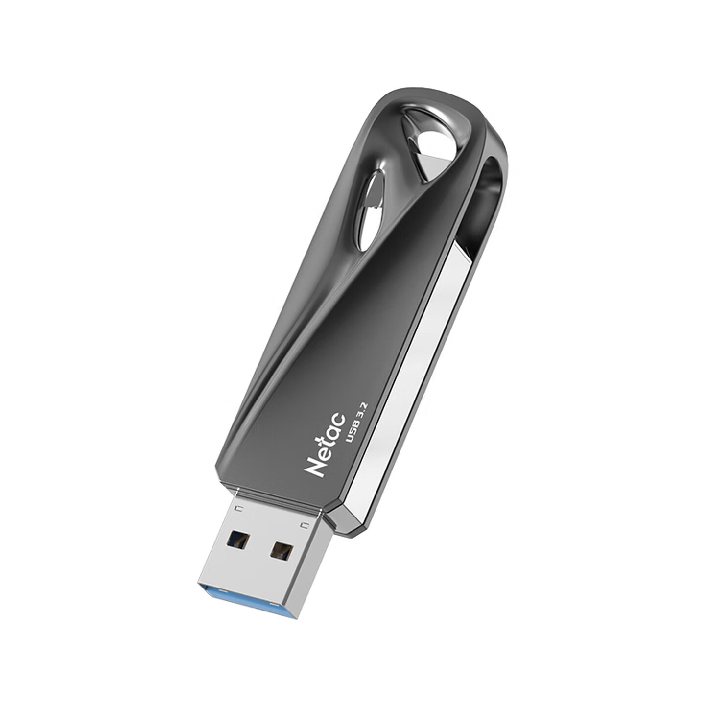 朗科(Netac)US28-128GB 国产多功能U盘 银黑色 USB 3.2+Type-C