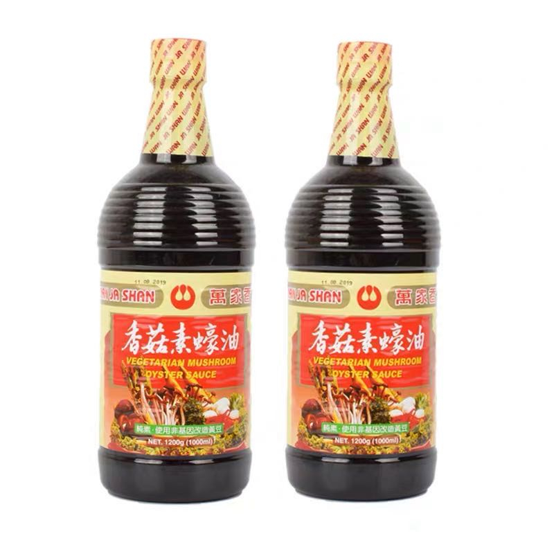台湾进口万家香香菇素蚝油1000ml