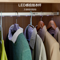 全友家居衣柜简约北欧木质平开门组合衣柜卧室家具106305