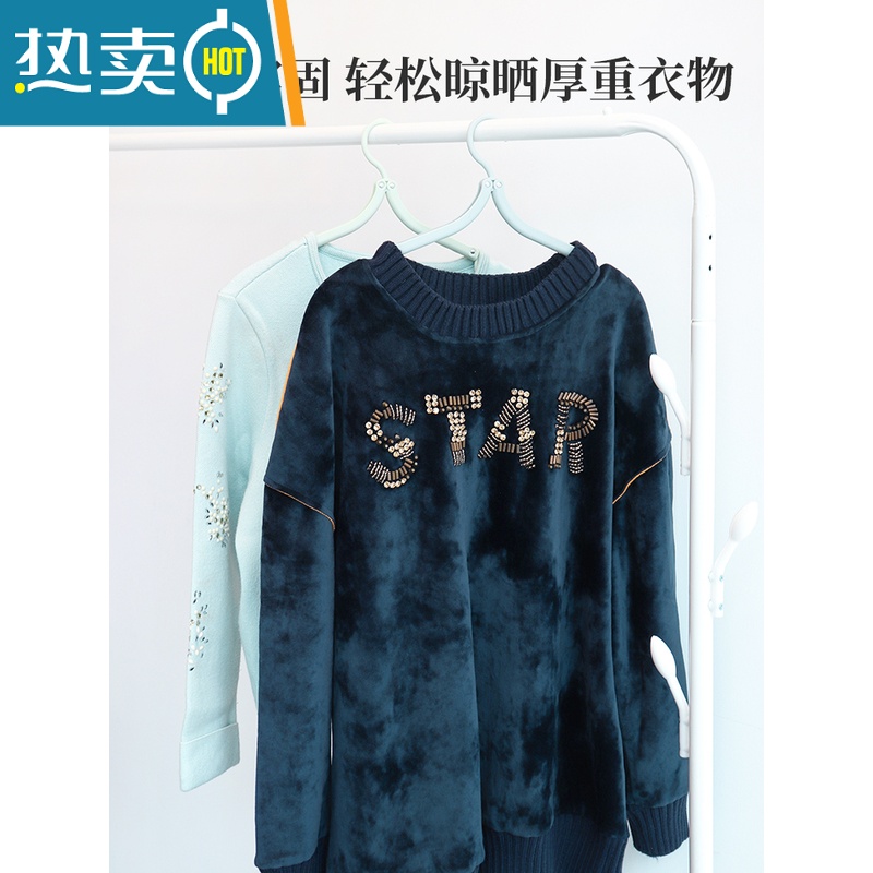 敬平旅行折叠衣架出差酒店防风晾衣架旅游装备带夹子便携套装挂衣架 混色袋装 12个衣夹高清大图