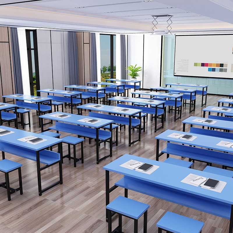 学生课桌椅学校培训桌辅导班书桌托管班补习班写字桌课堂书法桌子