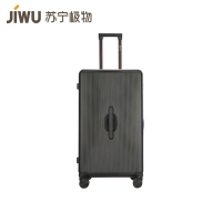 极物 PC静音万向轮拉杆箱旅行箱拉链箱 28寸 暗夜黑