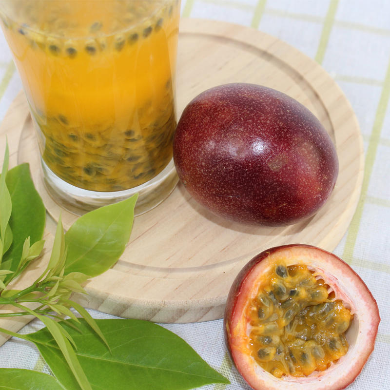 鲜贝达生鲜 云南昆明紫色百香果特大果2斤 净重14个左右 新鲜西番莲鸡蛋果产地直发高清大图