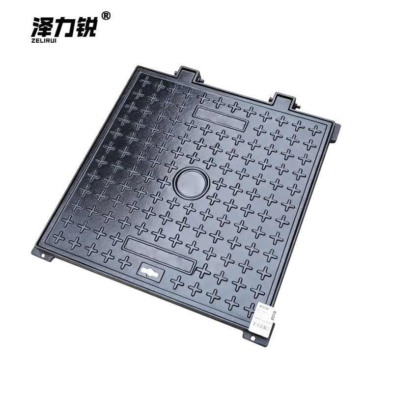 泽力锐 铸铁井盖 500x500承重30吨 个高清大图