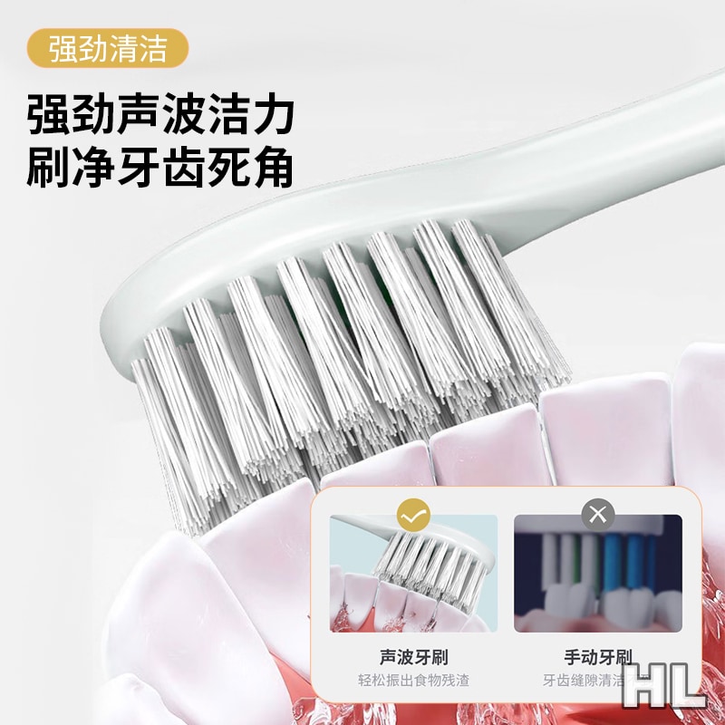 美穗吉家 成人声波电动牙刷(3个刷头)高清大图