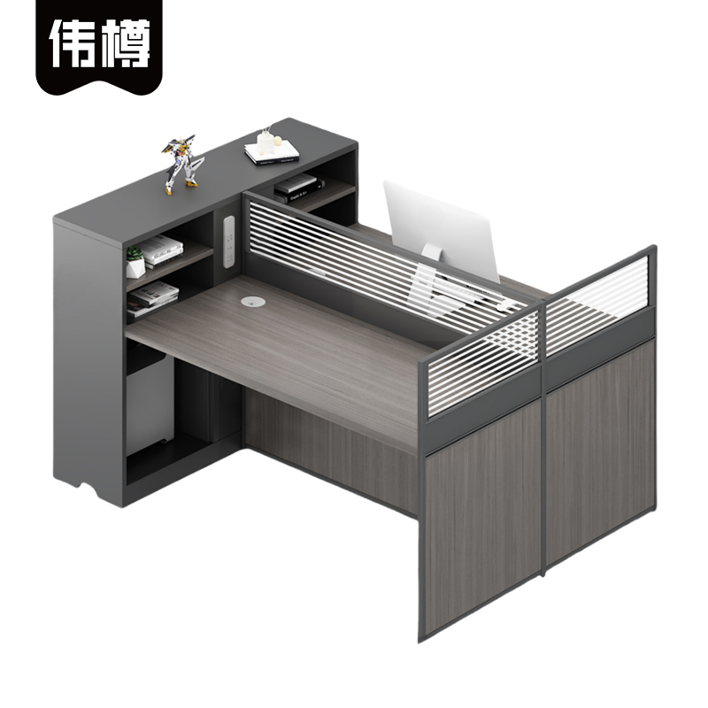 伟樽屏风工位双人位150*120*110cm张高清大图