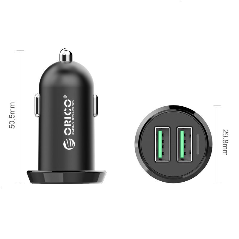 UCE-2U车载充电器一拖二点烟器通用汽车充双USB