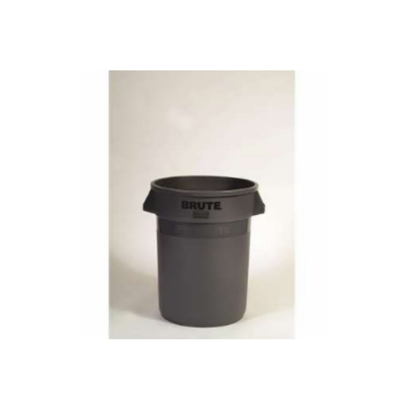 乐柏美 Rubbermaid 1932113 Brute储物桶，121.1L，灰色-不连桶盖