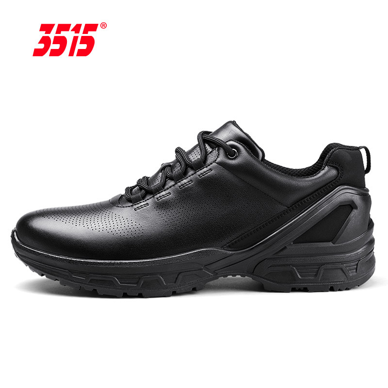 3515际华备勤鞋男春秋透气真皮休闲皮鞋防穿刺户外运动鞋执勤男鞋