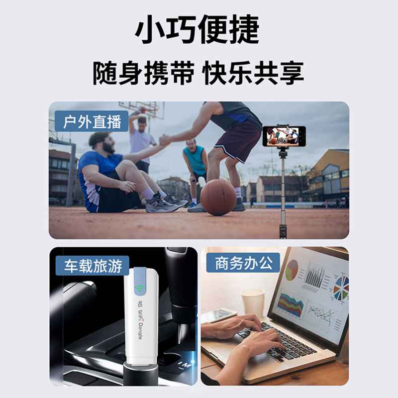 [顶配版]随身wifi无线wif移动wifi宽带免插卡路由器4g纯流量上网卡笔记本电脑车载全国通用wif