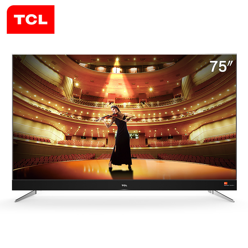 TCL 75C2 32核4K 超高清电视机 黑色 单台价格高清大图