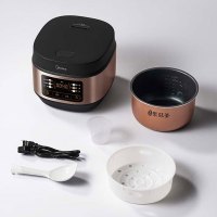 美的(Midea)电饭煲多功能智能电饭锅家用1-6人小型迷你不粘内胆煮饭锅3L/升带蒸笼米饭锅可预约MB-RE331