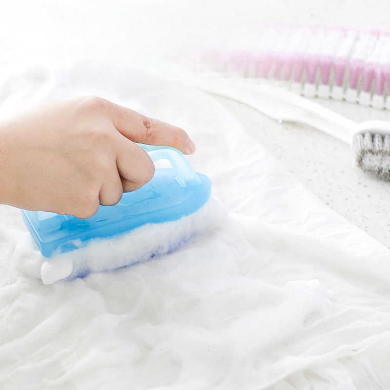 茶花连体洗衣刷 13.5*5.5*8.5cm/个高清大图