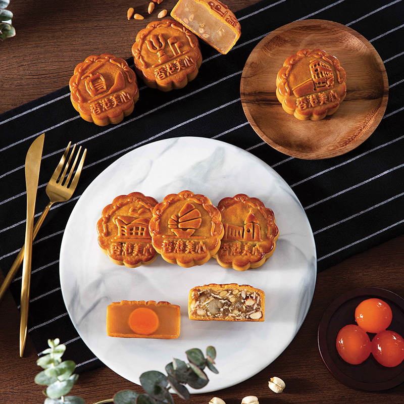 中国香港美心月饼礼盒东方之珠月饼礼盒装660g