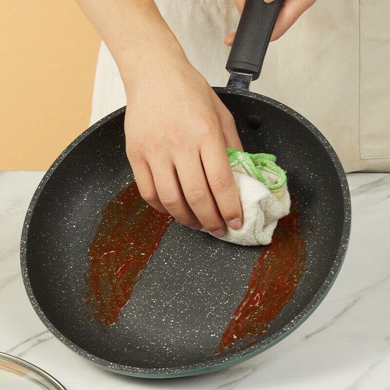 炊大皇 平底锅牛排深煎锅煎蛋易洁不粘锅28cm 电磁炉通用 魅尚BZ50847(规格:个)高清大图