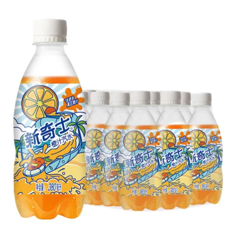 Watsons新奇士橙汁汽水380ml*15瓶整提装图片