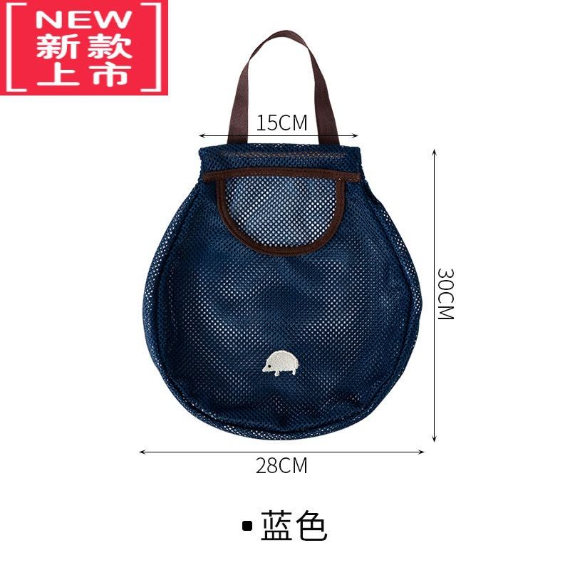 可莉允厨房多功能可挂式果蔬收纳挂袋便携手拎放姜蒜洋葱镂空透气储物袋图片