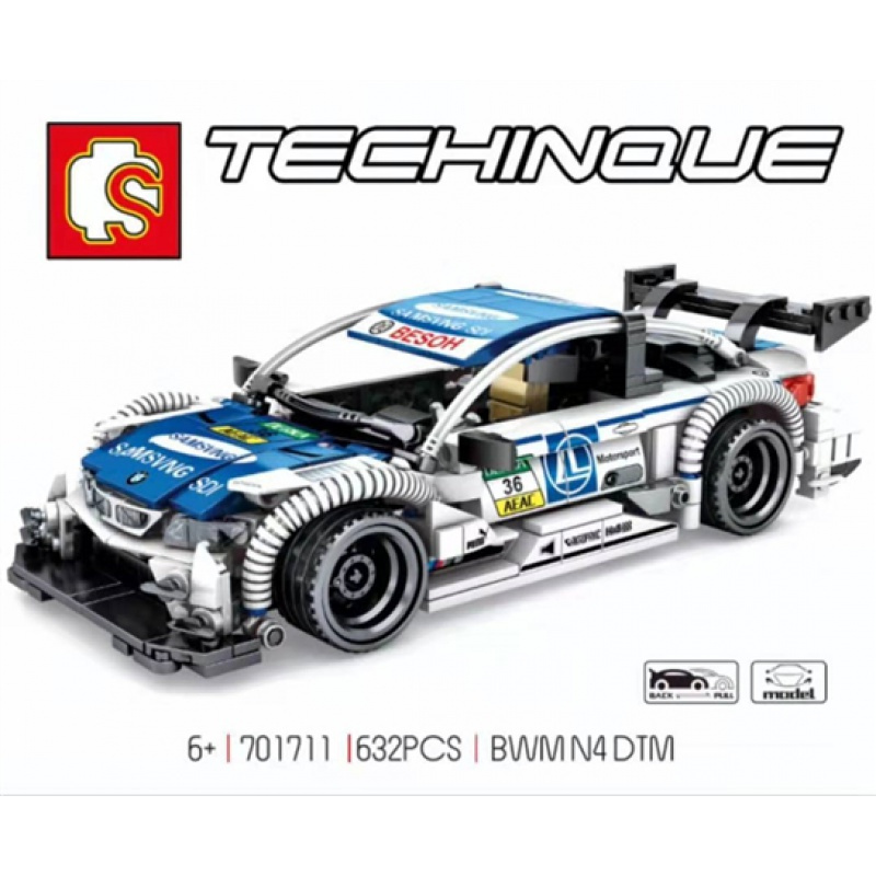 森宝701711宝马M4跑车919勒芒宝马野马赛车科技创意701403/701712 701652