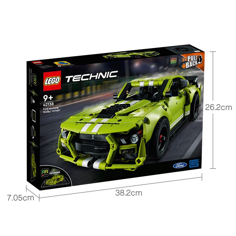 LEGO乐高机械系列42138福特野马男孩益智潮流玩具跑车礼物