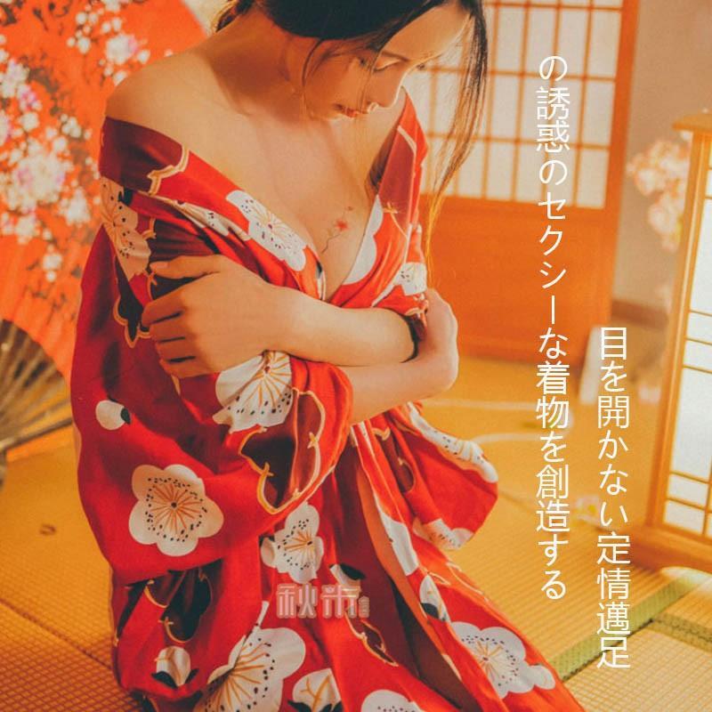 日系性感情趣内衣服制服诱惑sm骚和服风透视角色扮演古风套装