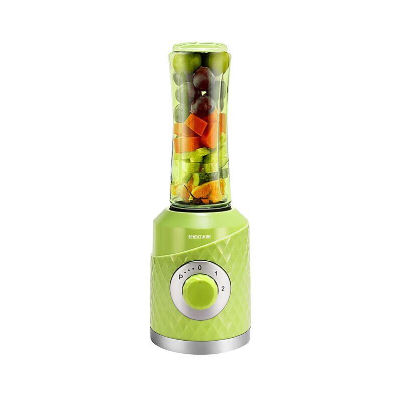 长虹红太阳 榨汁机随行杯SYB-07N01 点动开关、两档可调 一冲即净 强力橡胶吸盘
