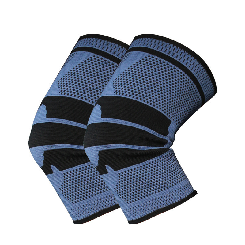 冬季跑步防撞运动针织保暖护膝爬山护具男篮球徒步膝盖保护套批发